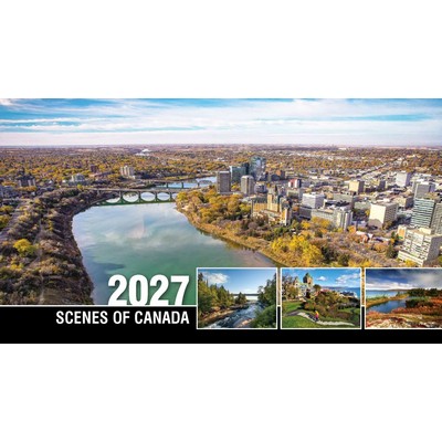 Scenes of Canada (English/French) Desk Tent Calendar